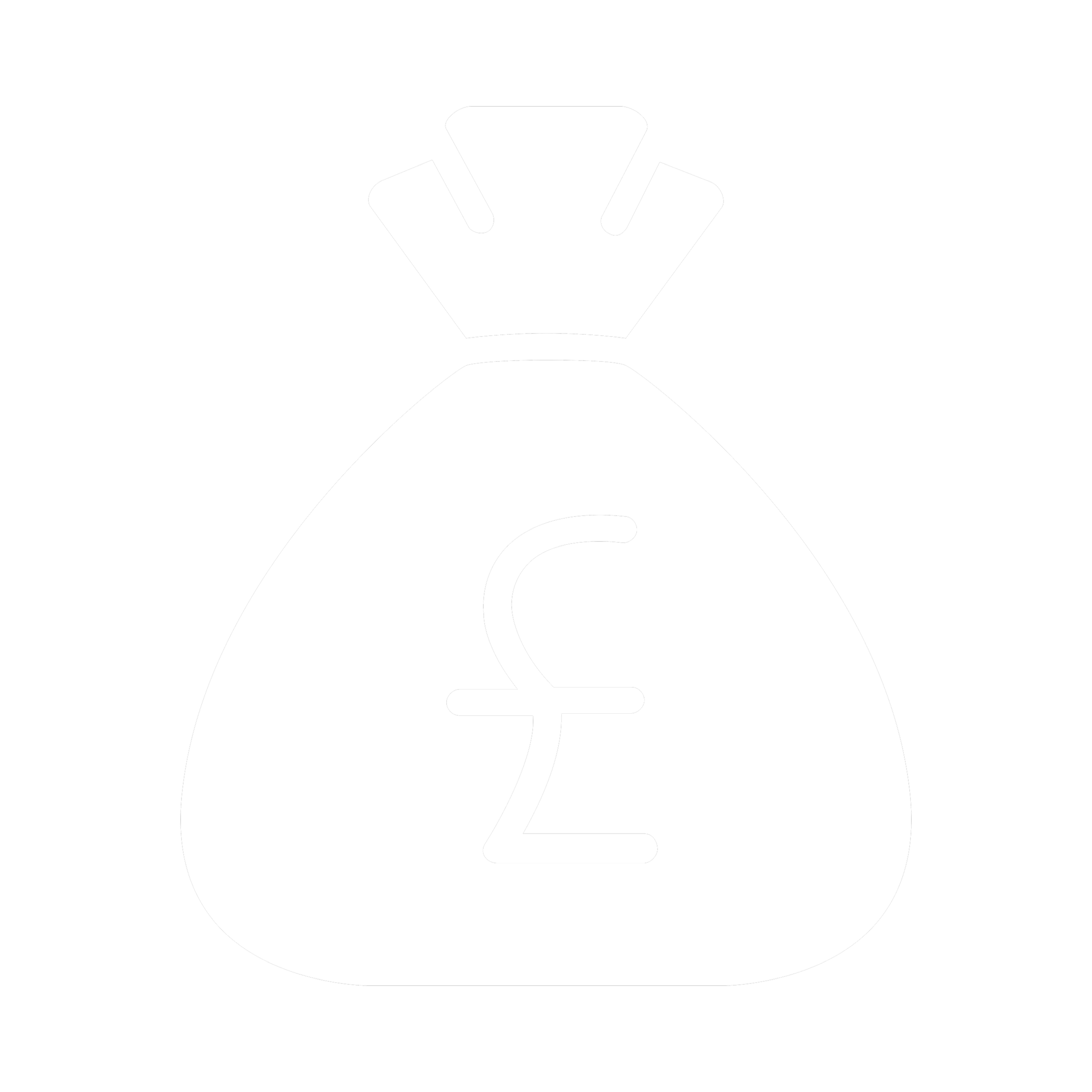 Black and white illustration of a hand holding a wine glass, with a dollar sign on the glass.