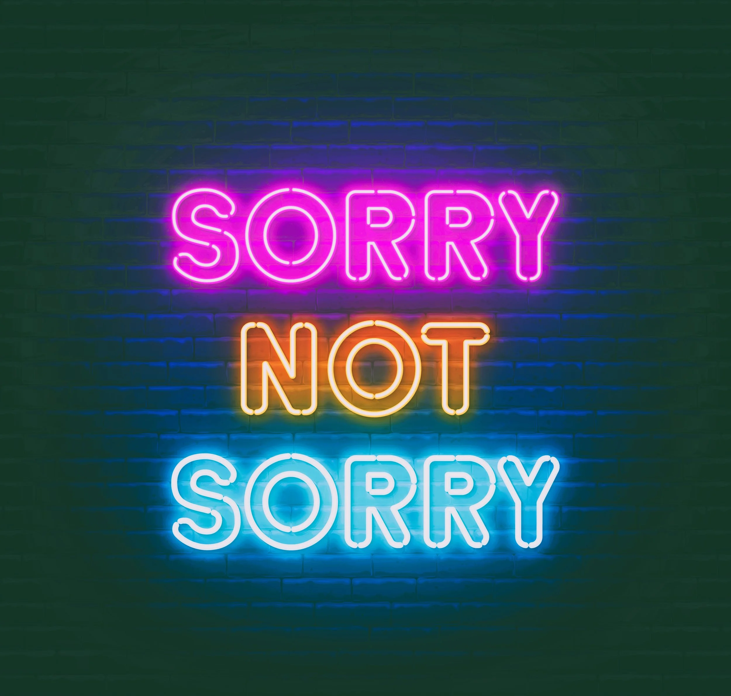 When NOT to Apologize