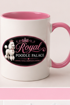 Royal Poodle Palace Mug