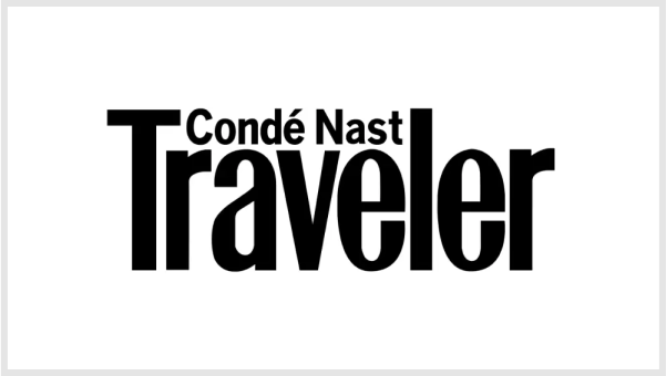 Condé Nast Traveler logo on a white background