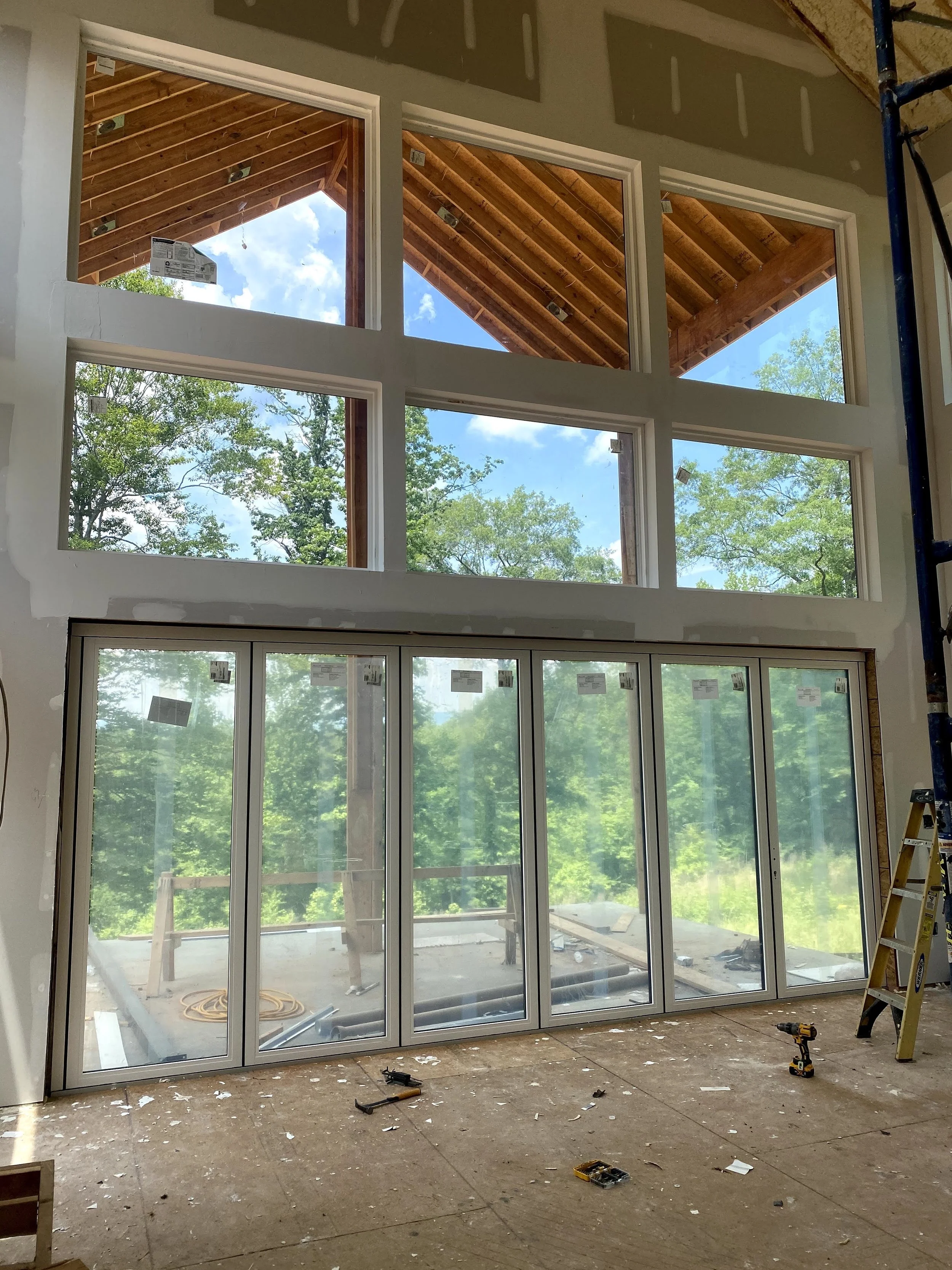 18'x8' folding Panoramic door. 
