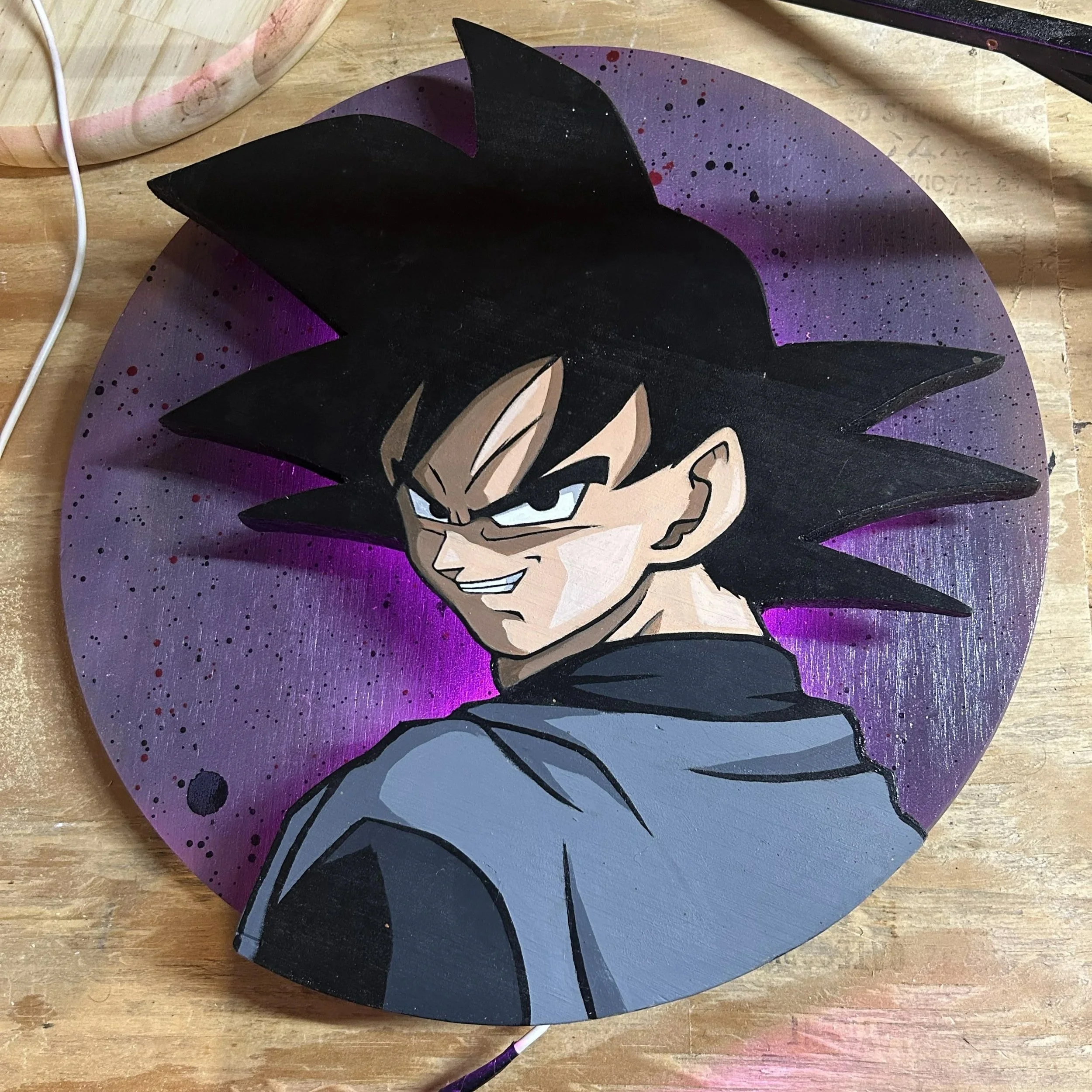 Goku Black Custom Led Sign