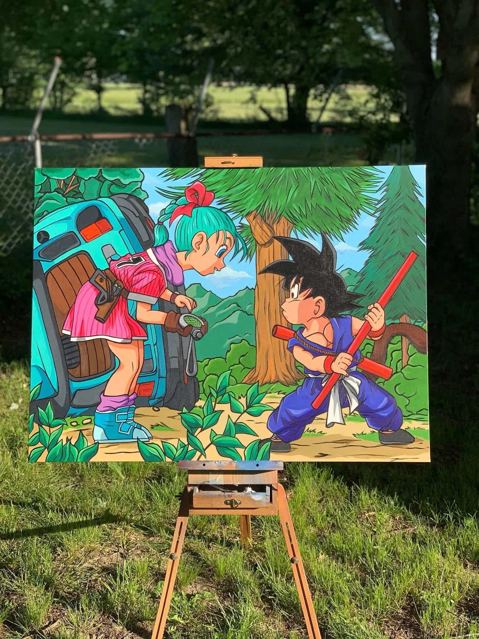 Goku and Bulma