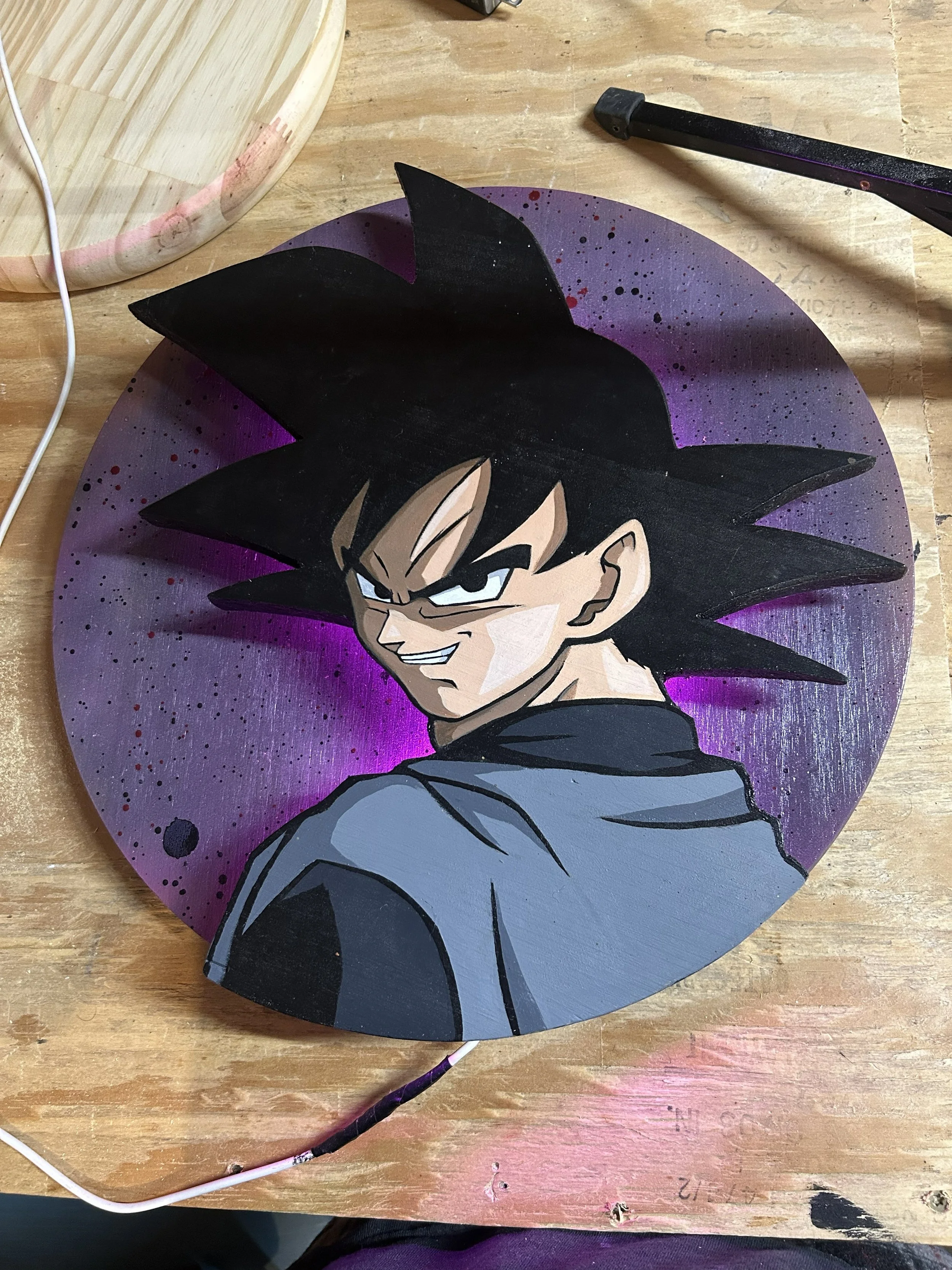 Goku Black Custom Led Sign