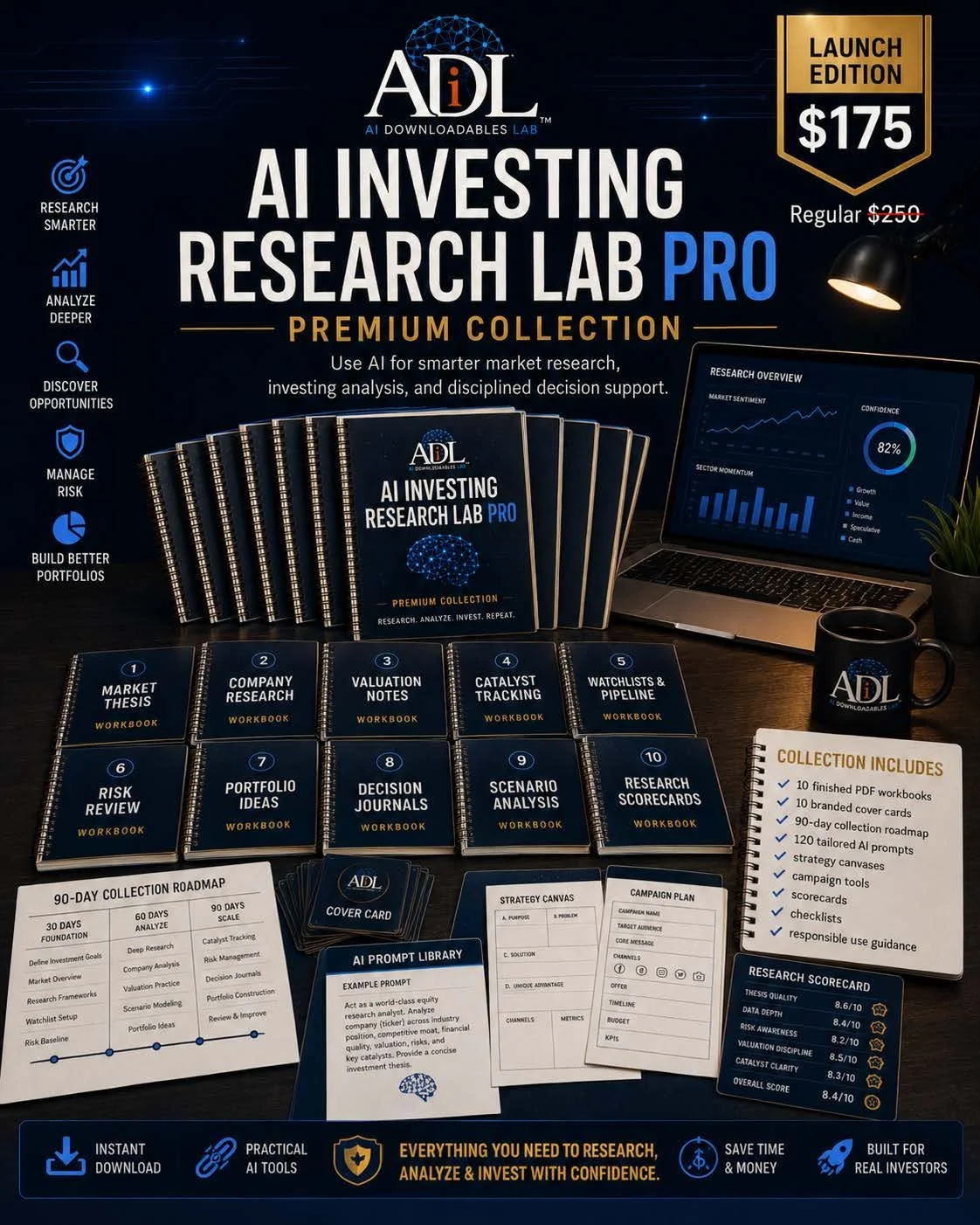 AI Investing Research Lab Pro - Premium Collection
