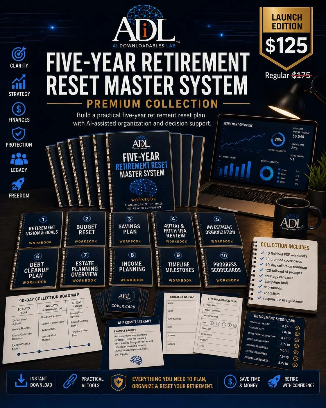 Five-Year Retirement Reset Master System - Premium Collection