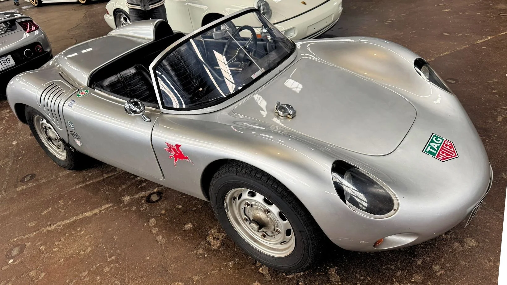 Silver Guerin Spyder photographed at the October 17 Wheels show