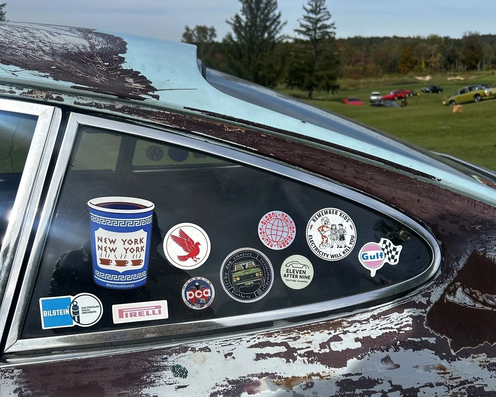 Automotive detail photographed at the INNESS car gathering in the Hudson Valley