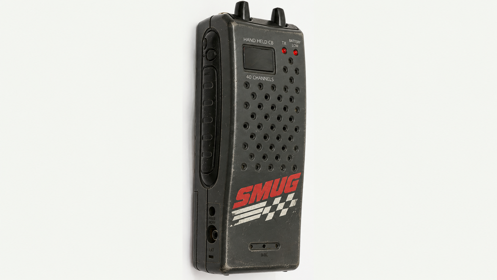 40-channel Handheld Cb radio reading SMUG