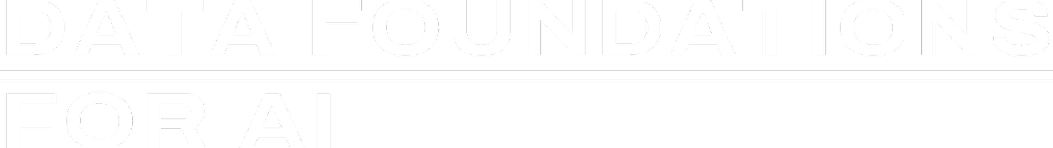 Data Foundations for AI