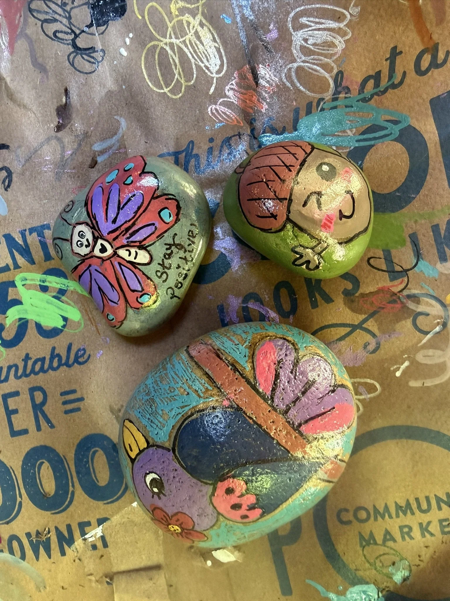 Kindness rocks in the works