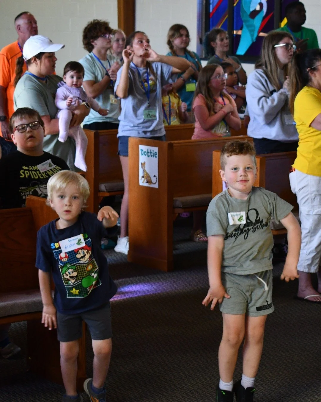 Great second night of VBS! Kids had a great time singing and learning that God is our safe place. WOW GOD!