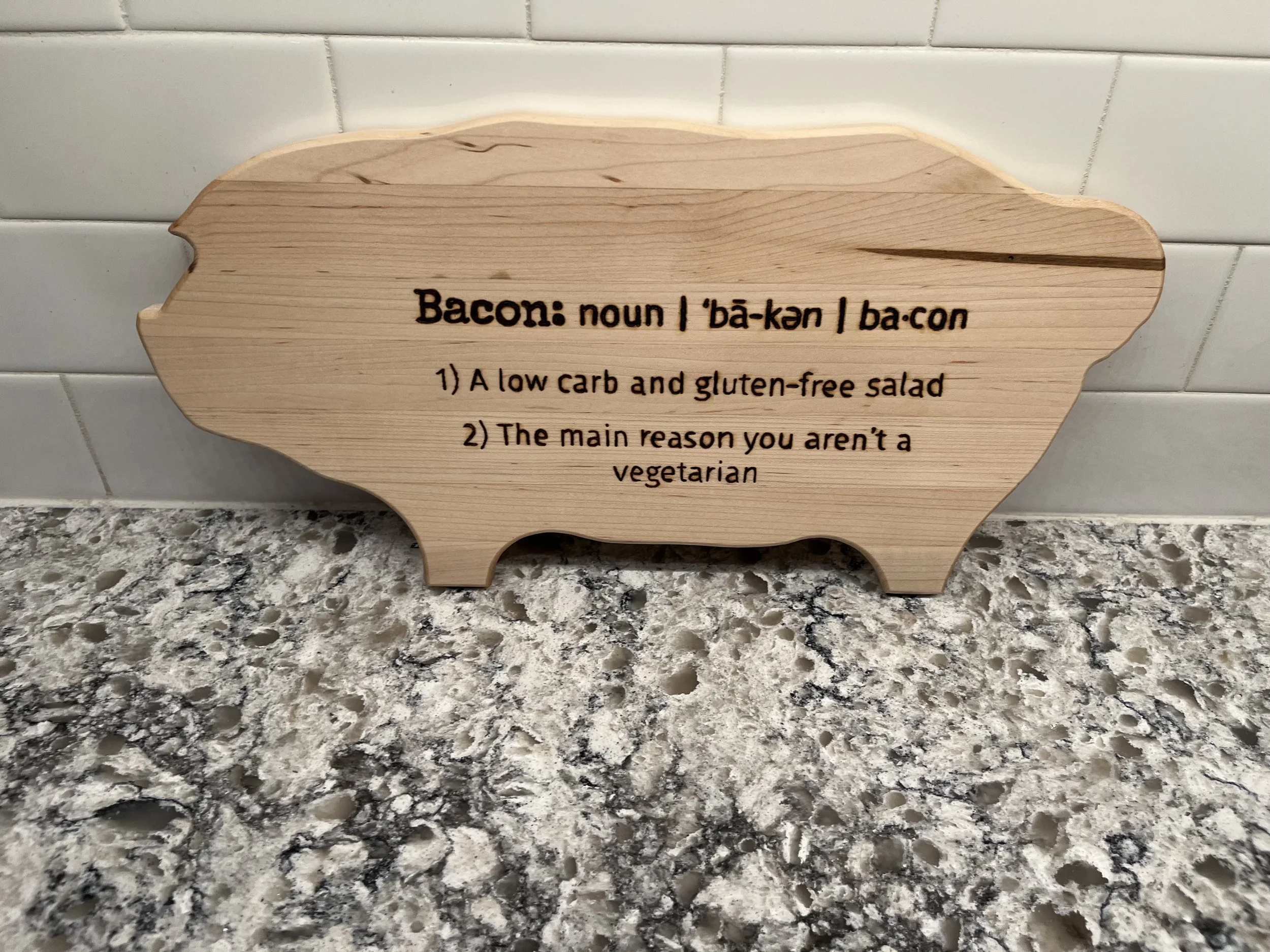 Maple Pig Charcuterie Board Bacon Definition