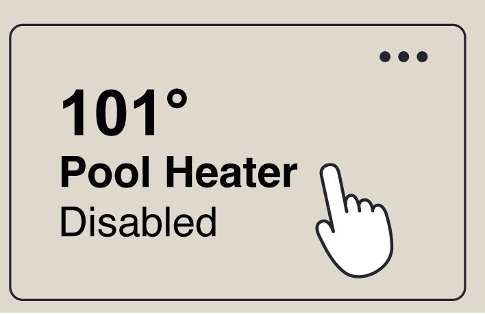 Turn off the Pool Heater when finished