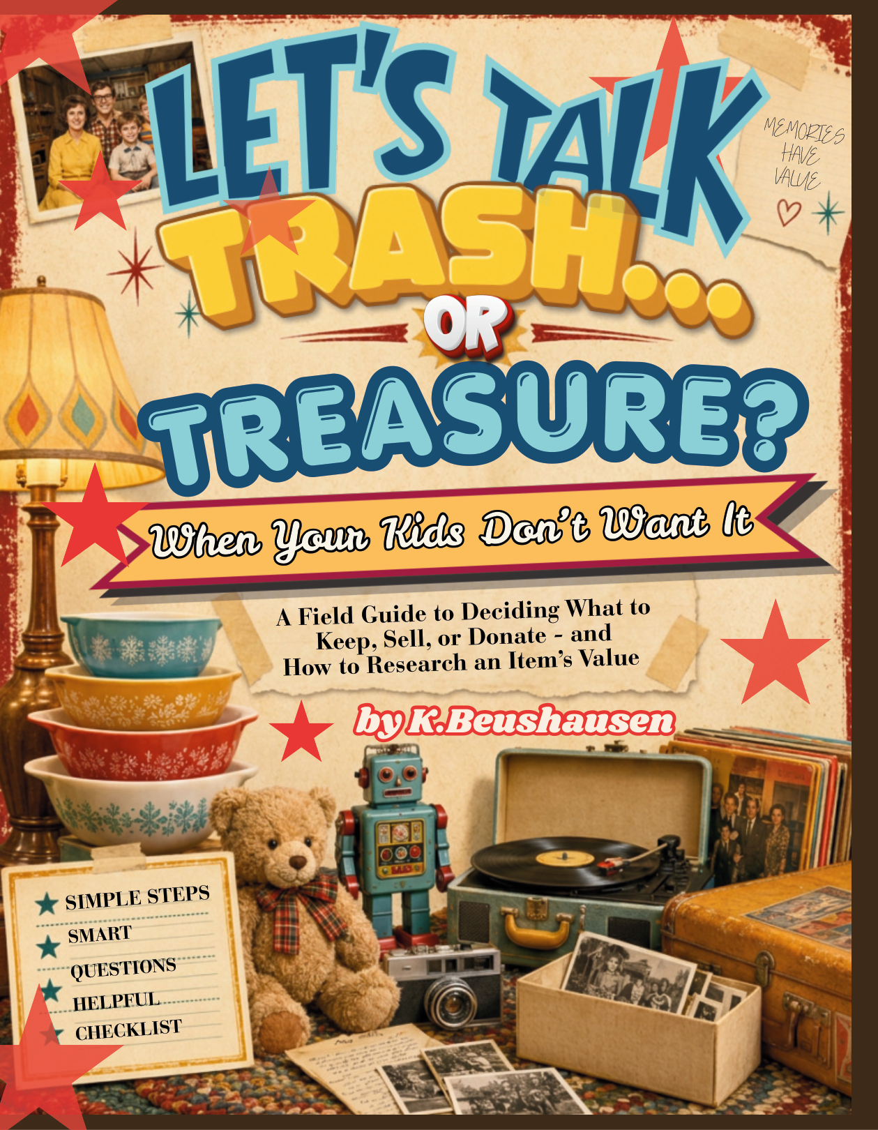 Let’s Talk Trash… or Treasure? field guide cover by Karyn Beushausen.