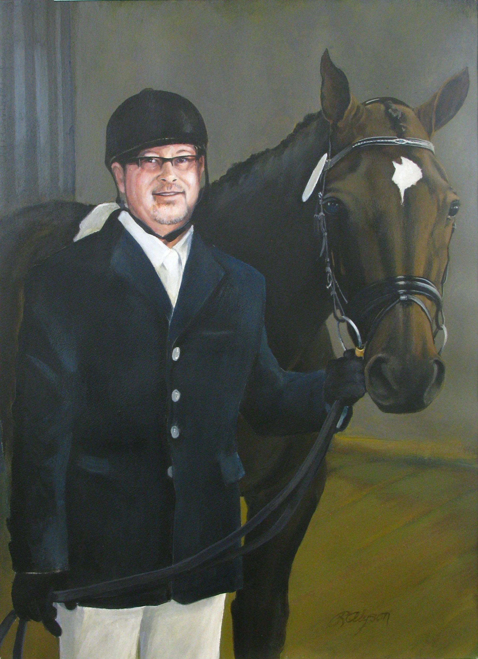 Shane, acrylic on canvas, Sold