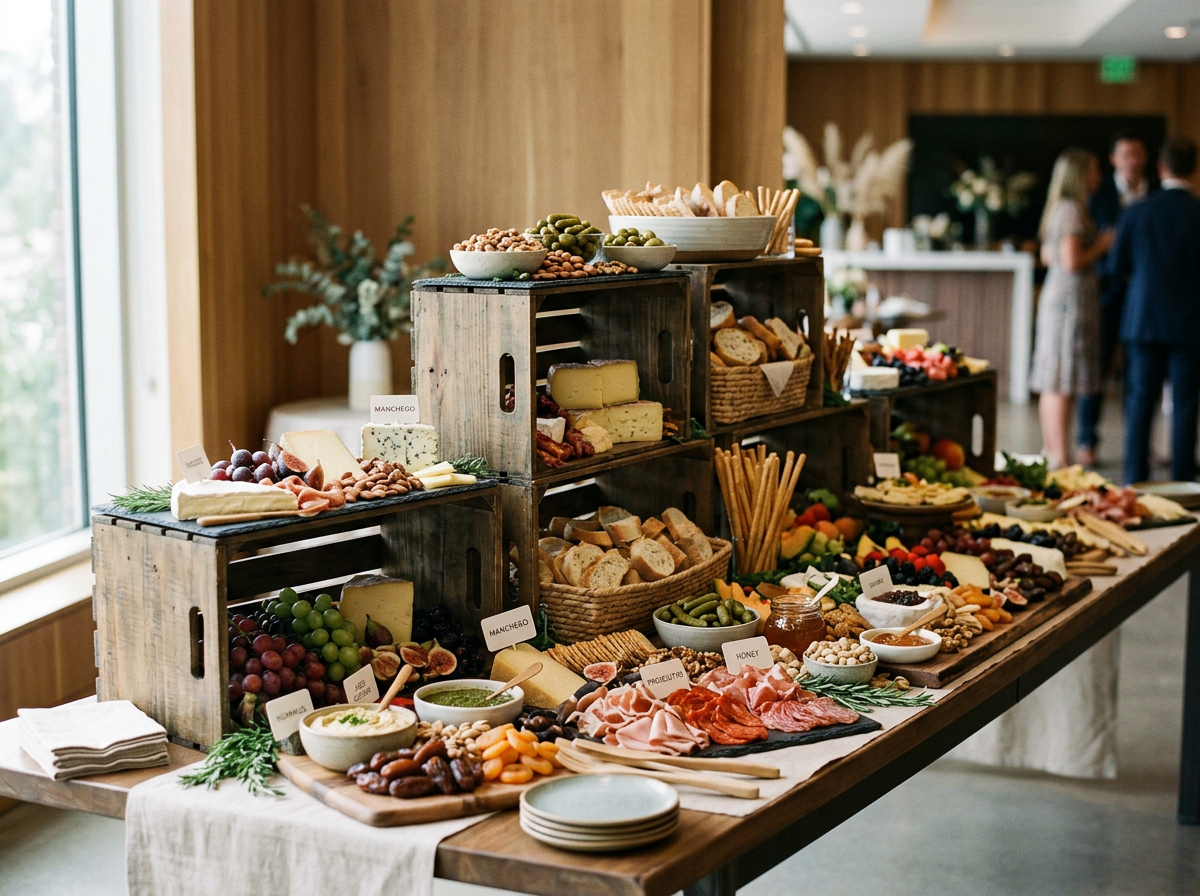 Multi-Tier Gourmet Grazing Table