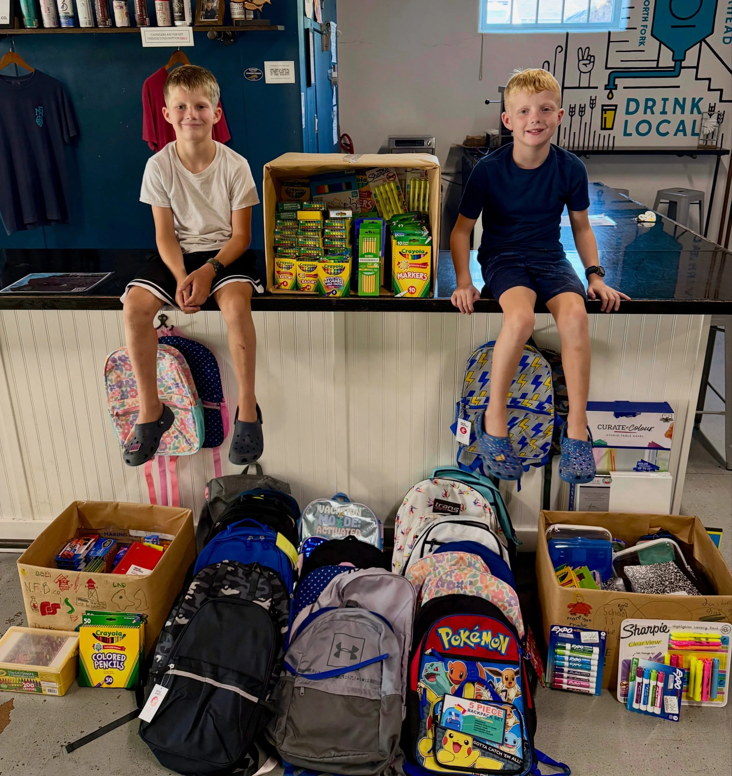 This community never misses ❤️

We put out the call and you all showed up &mdash; 26 backpacks, hundreds of crayons, and a ton of supplies hand-delivered to a local @townofriverhead elementary school earlier this week, ready for the school year ahead