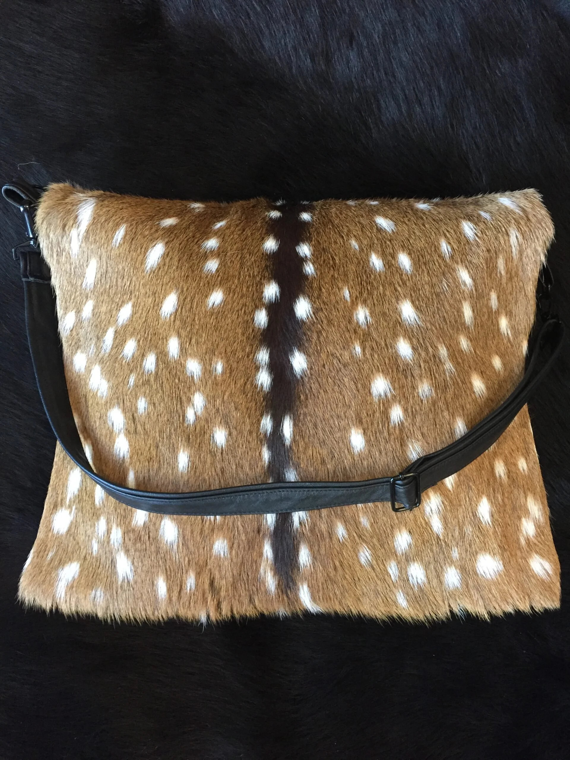 Custom made axis deer hand bag.