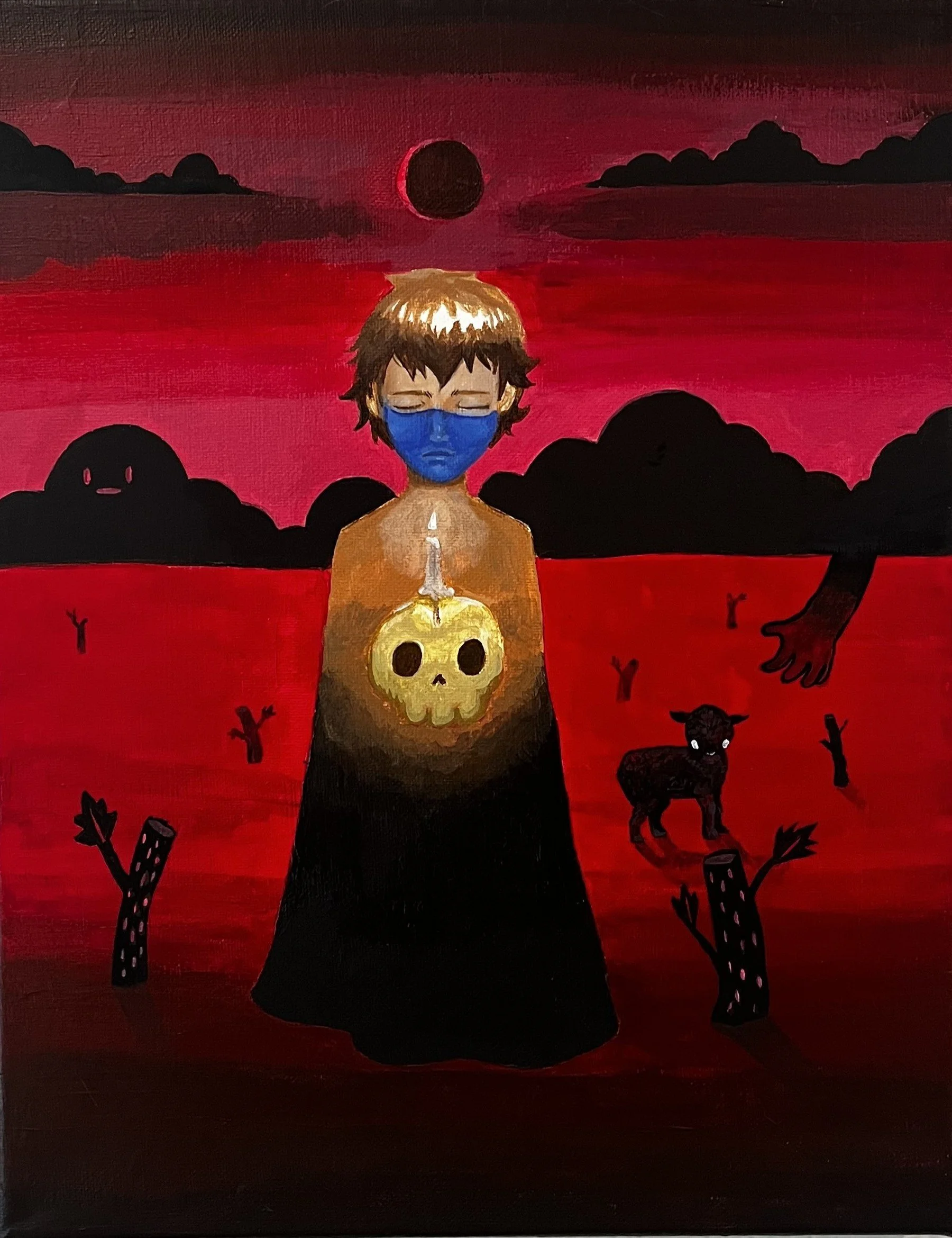 Manosphere Soldier | Acrylic on Canvas | 10 X 14 | 2025
