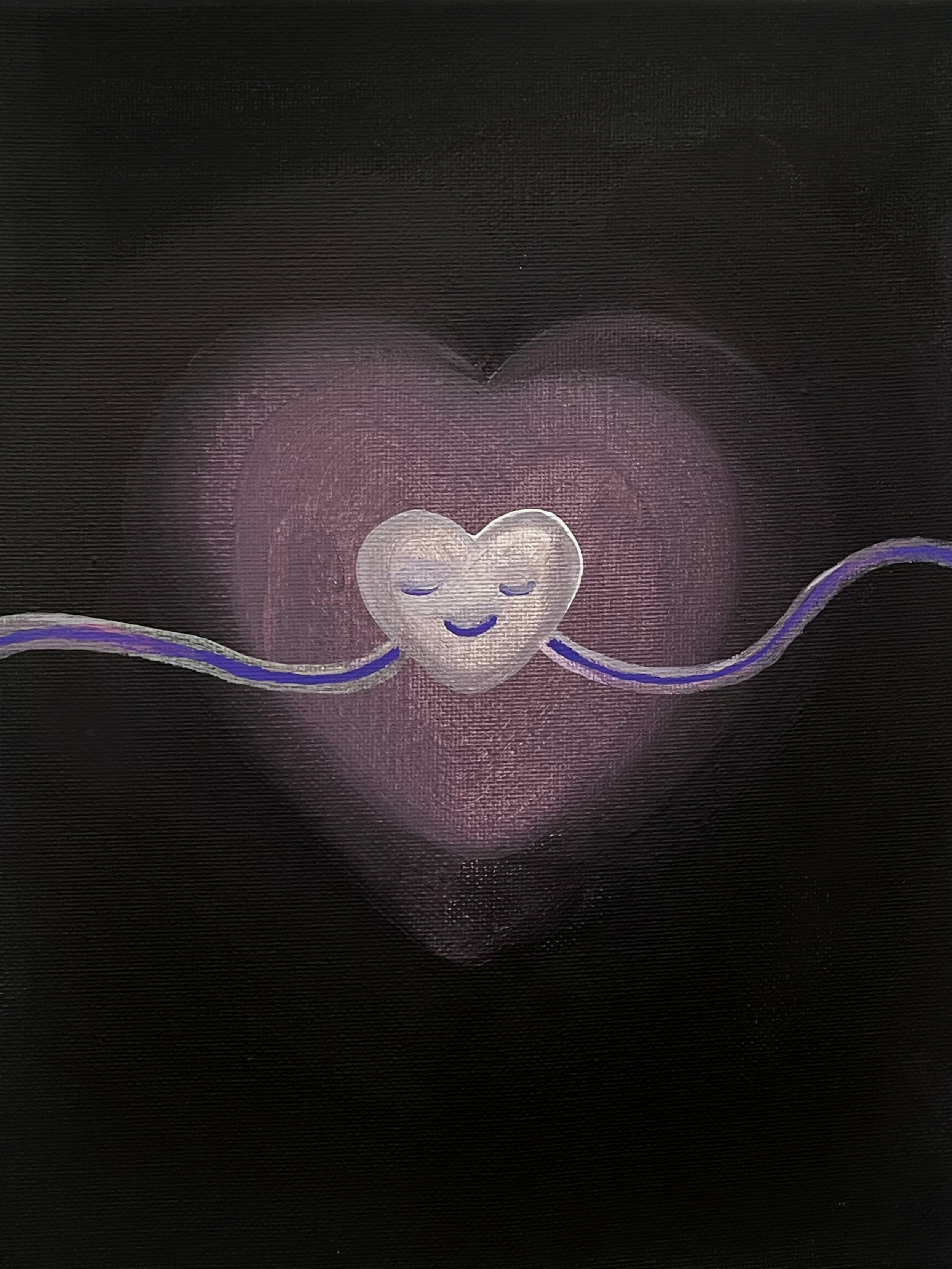 My blood is purple | Acrylic on Canvas | 8 X 11 2025