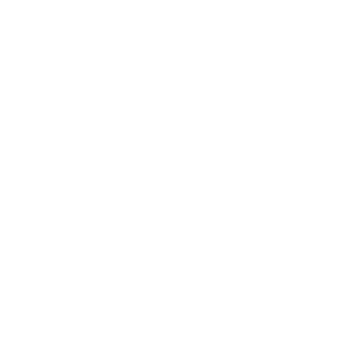 Icon of two people with circular heads and simple curved bodies on a black background.