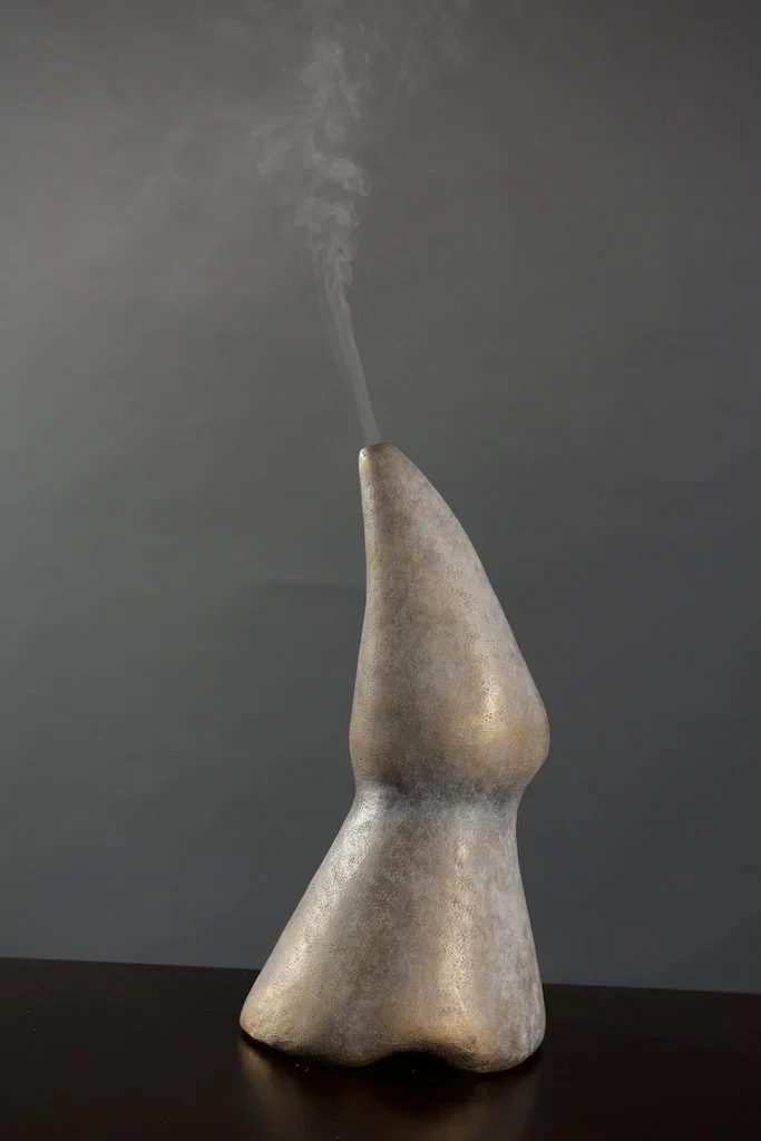 smoke sculpture III, bronze, 30×16x17 cm, 2020