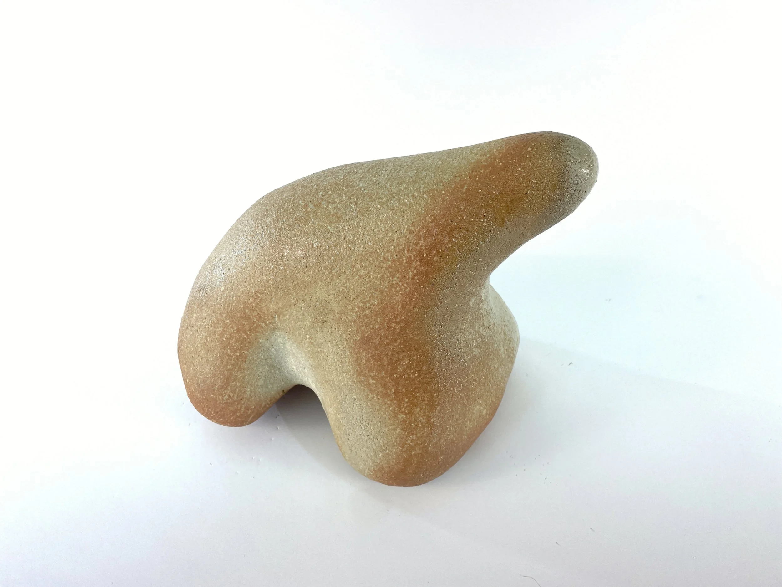 small animal, ceramic, japanese wood kiln, 21x20x18 cm, 2022    