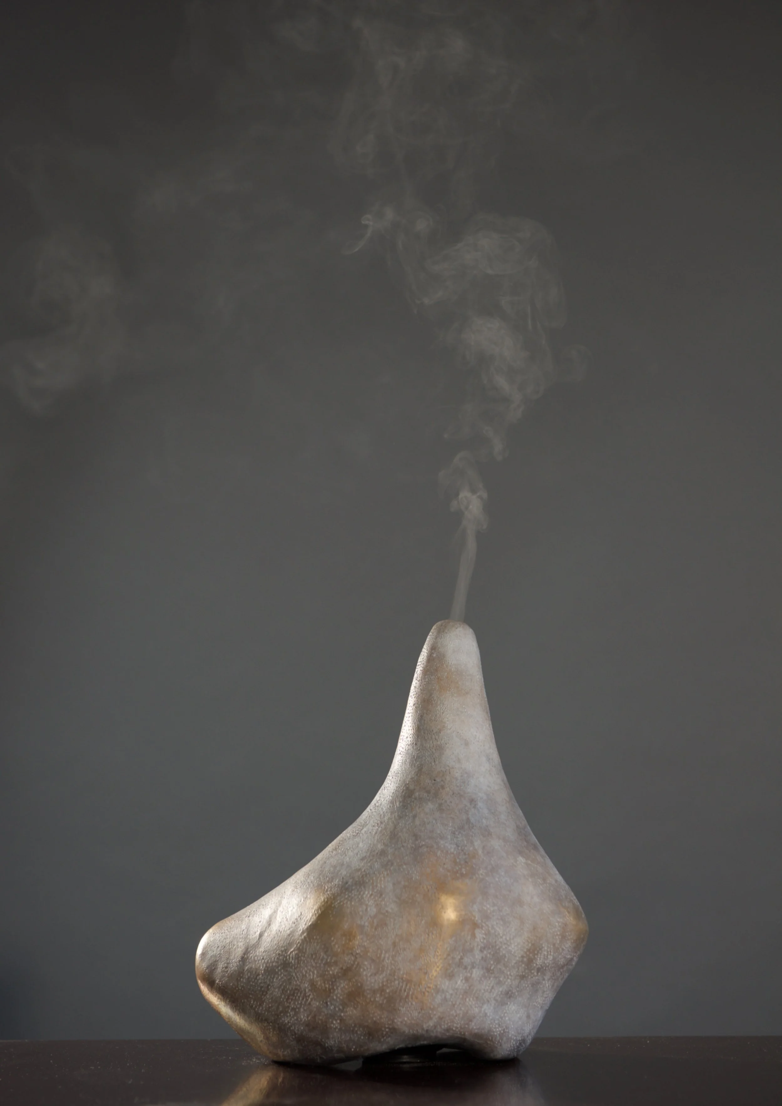 smoke sculpture I, bronze, 25x23x19 cm, 2020                                                                                                                                                               