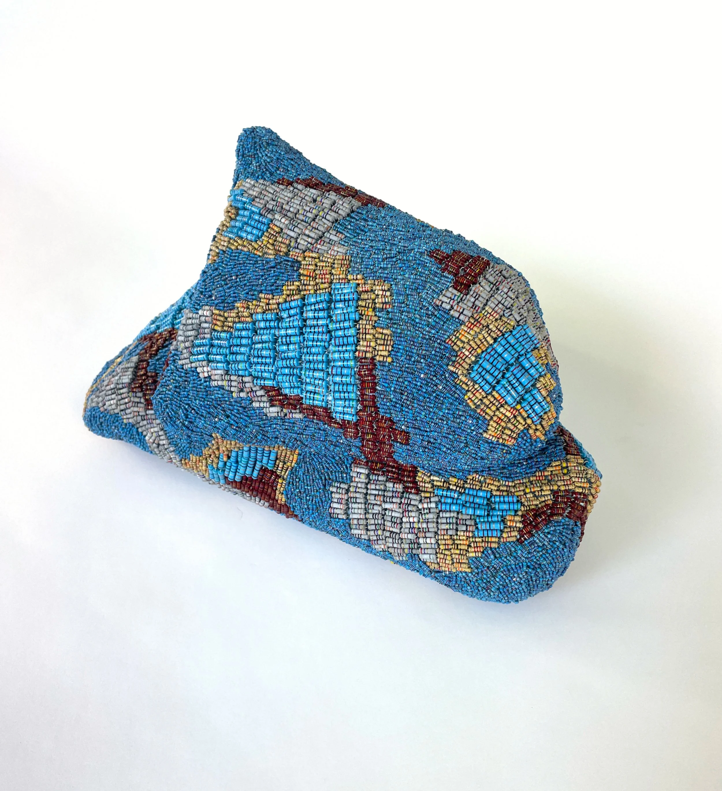 object of resistance III, wire, papier-mâché, paint, resistors, 50x33x33 cm, 2024