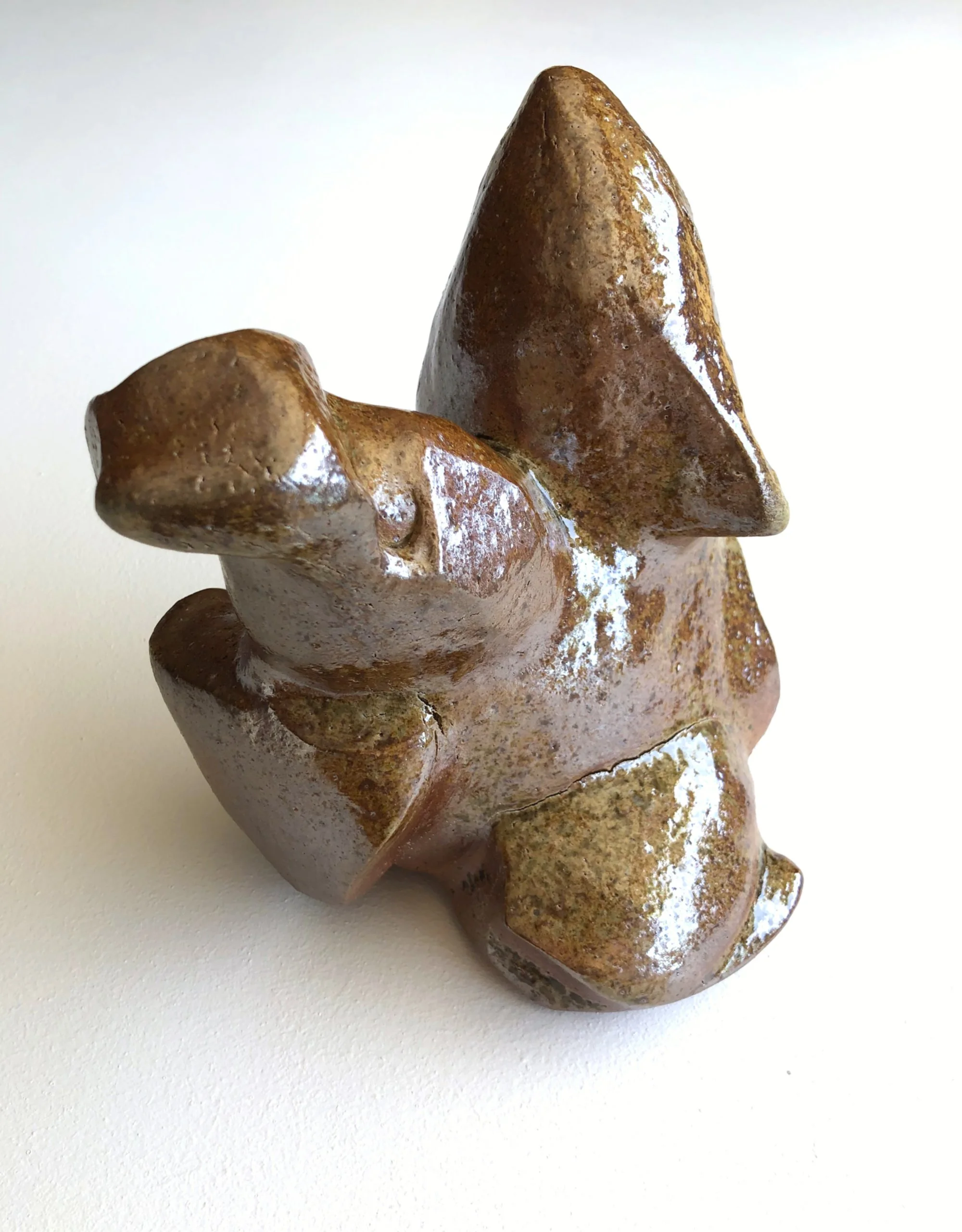 architectural object, ceramic, japanese wood kiln, 18x19x16 cm, 2022