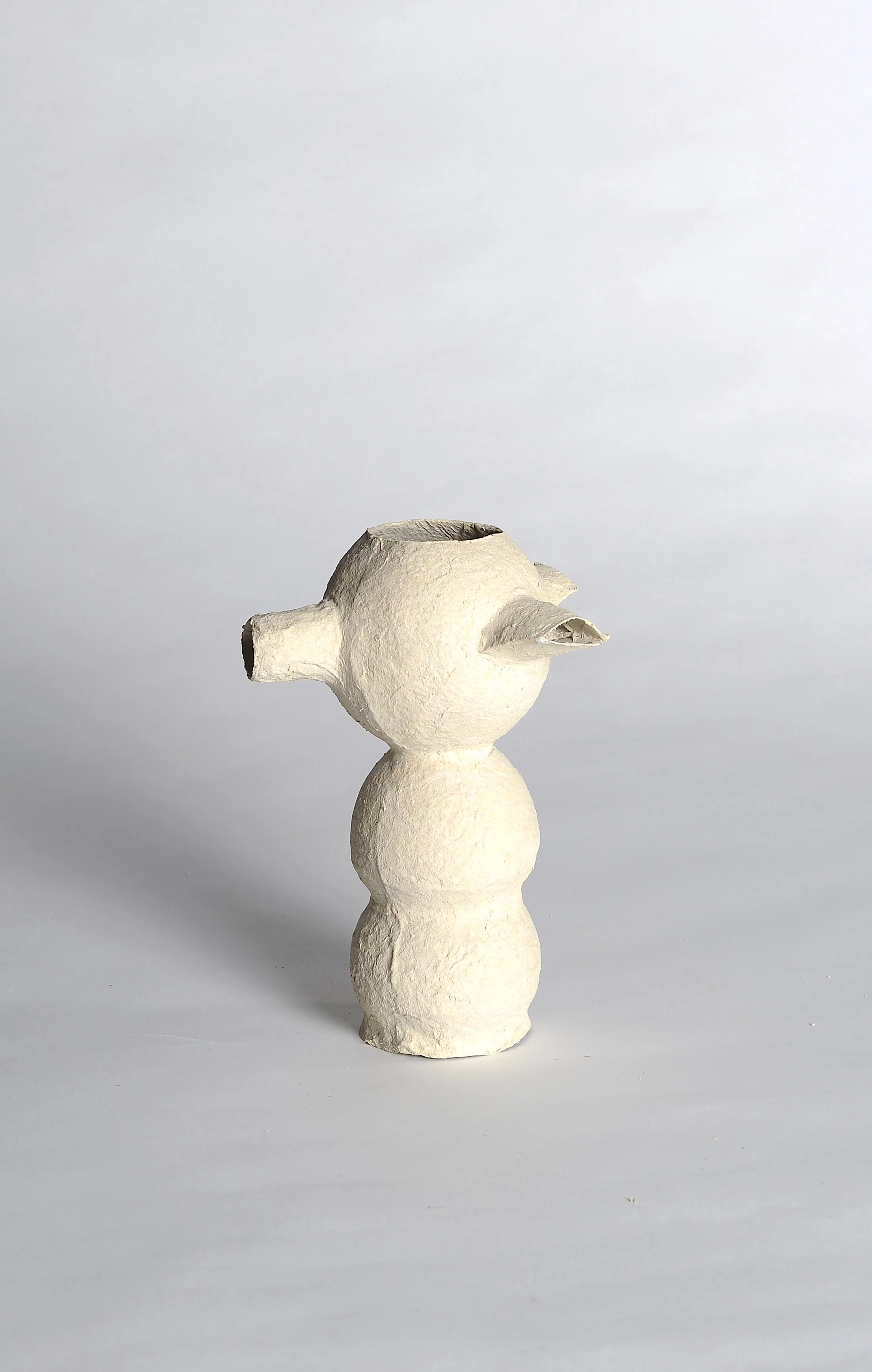 paperobject II, cardboard, papier-mâché, 19x11x11 cm, 2017