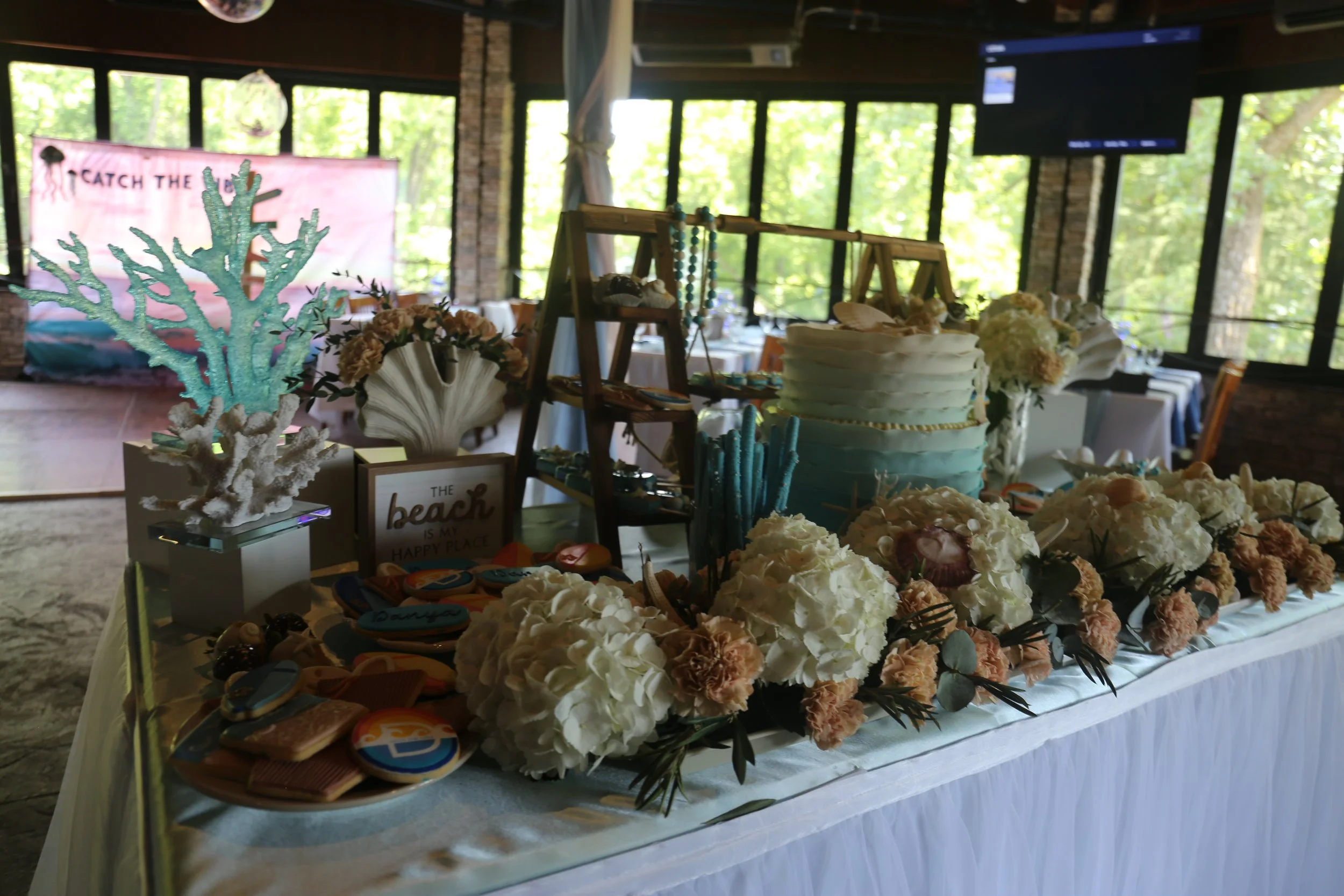 cake and dessert table coastal theme.JPG