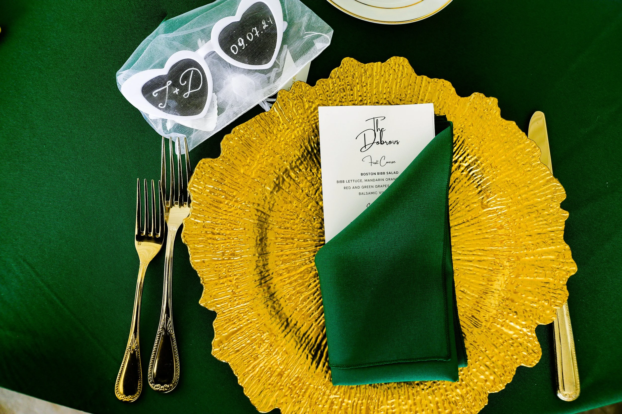 table setting sunflower theme.JPG