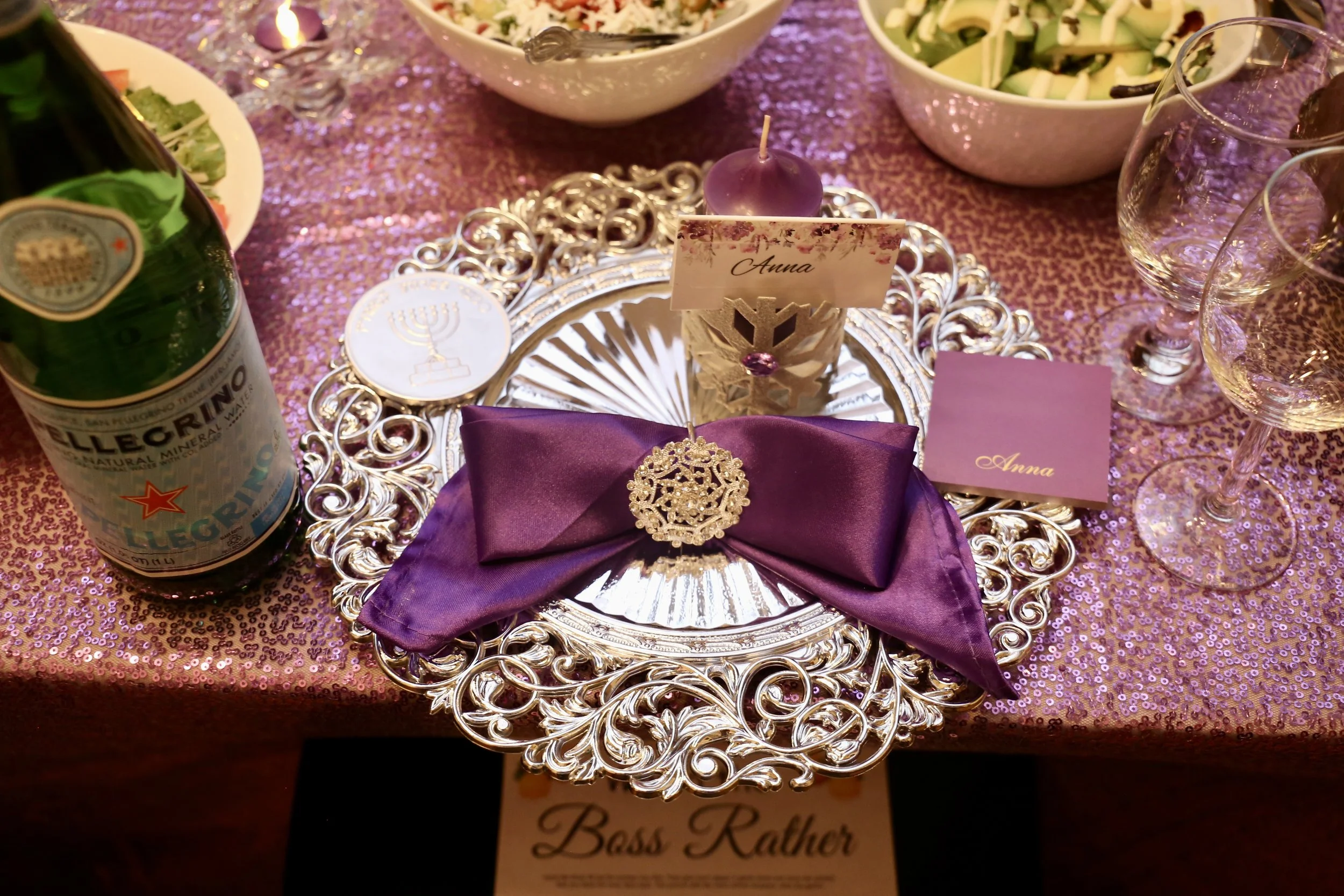 purple bow on place setting.jpg