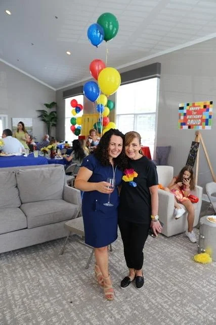 clara with client at childrens party.JPG