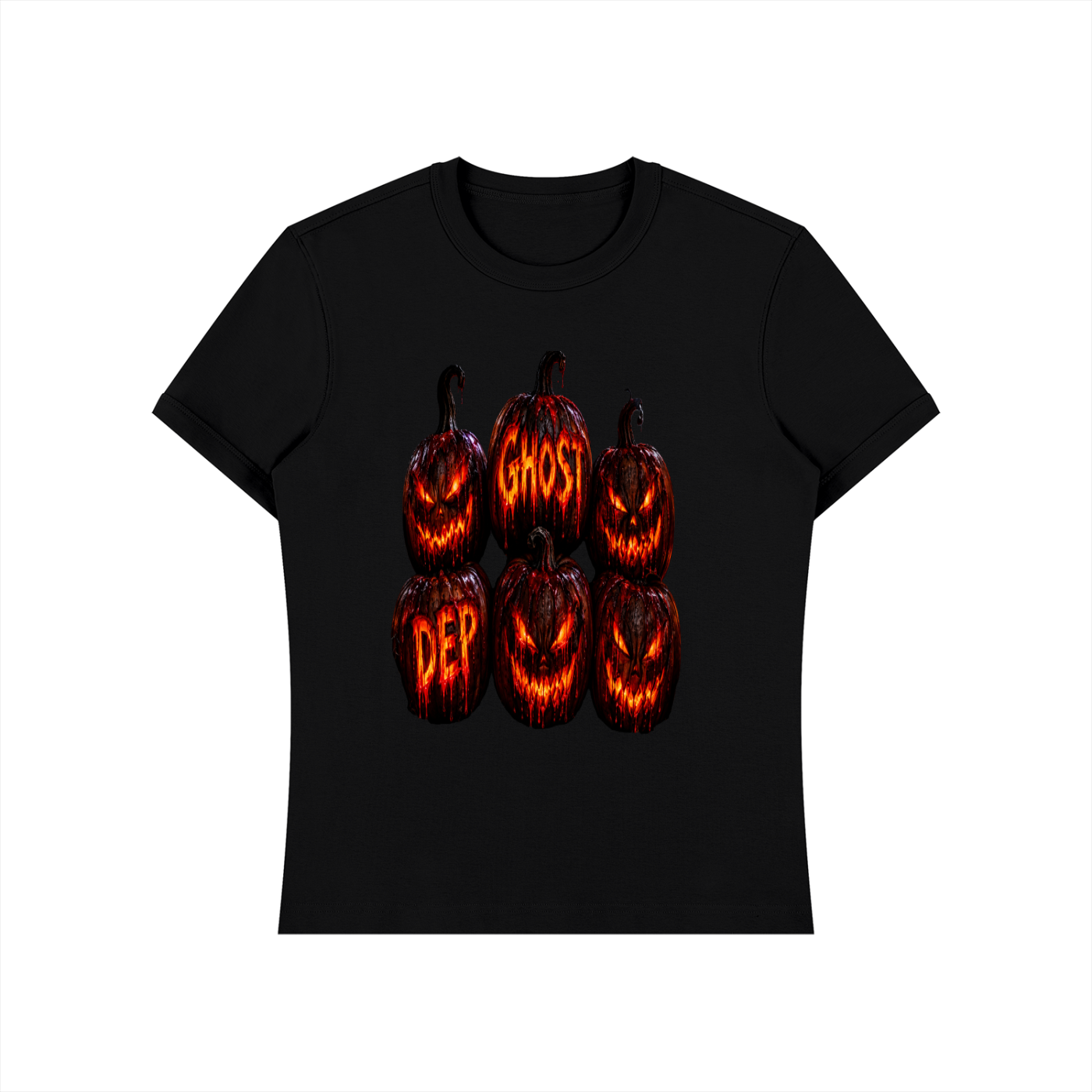 Unisex Heavyweight Slim Fit Ghost Dep T-Shirt