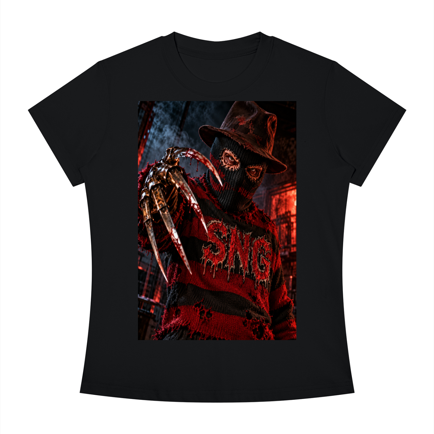 Women's Slim Fit Crewneck SNG FREDDY T-Shirt