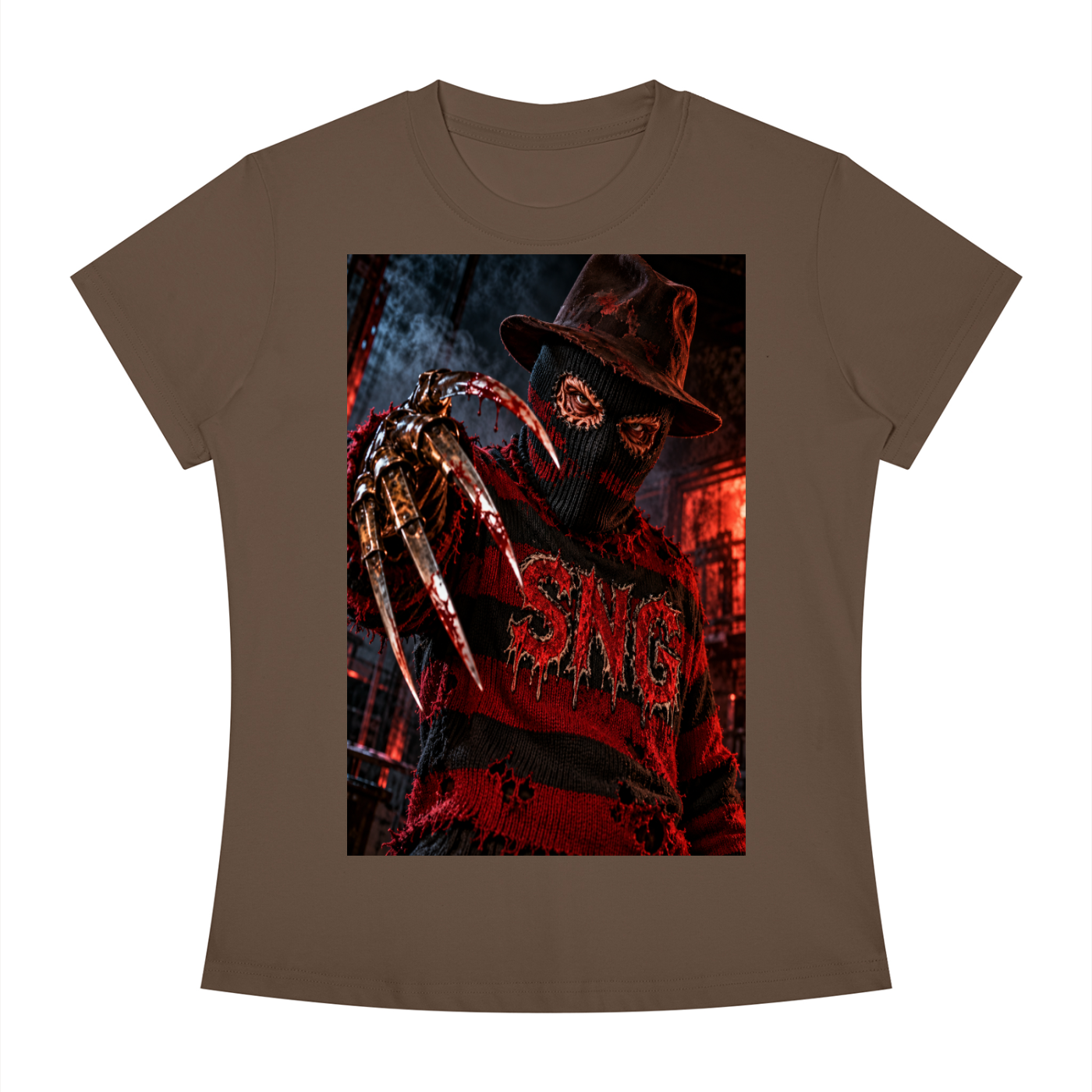 Women's Slim Fit Crewneck SNG FREDDY T-Shirt