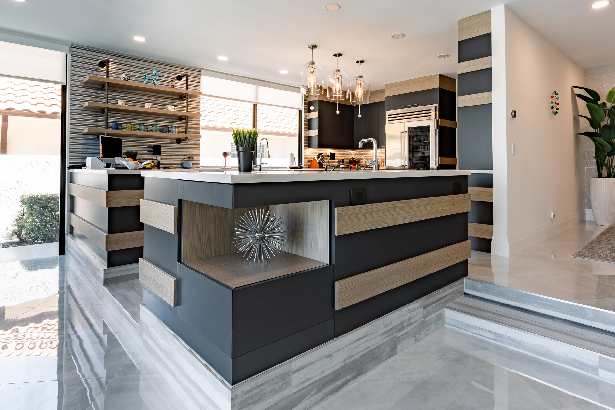 Contemporary Kitchen Remodel in Boca Raton, FL by Boca Kitchens & Baths project photo 3