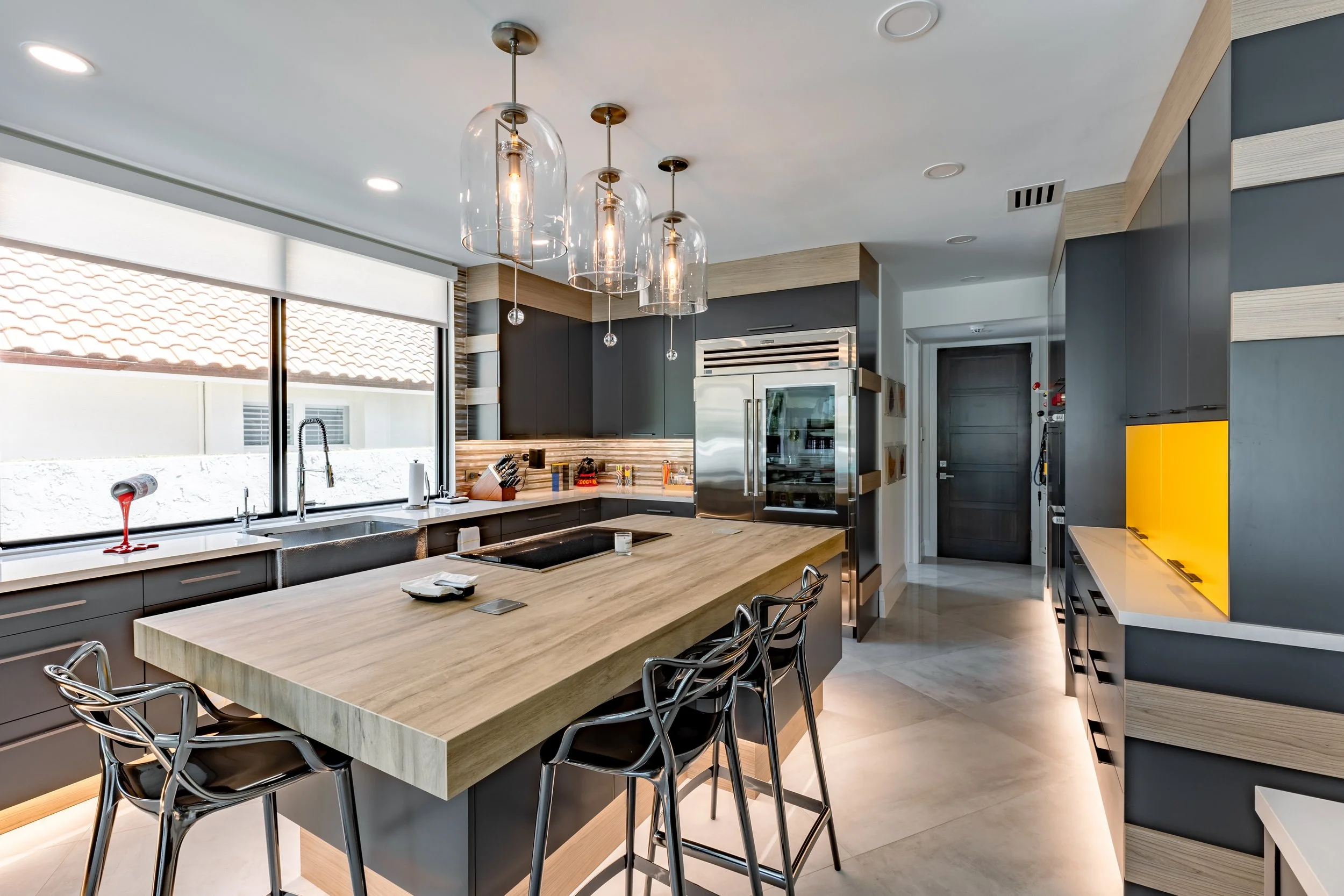 Contemporary Kitchen Remodel in Boca Raton, FL by Boca Kitchens & Baths project photo