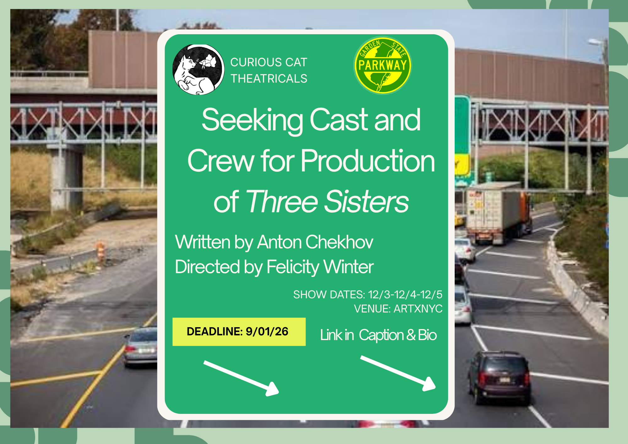 Seeking Cast And Crew for Production of Three Sisters