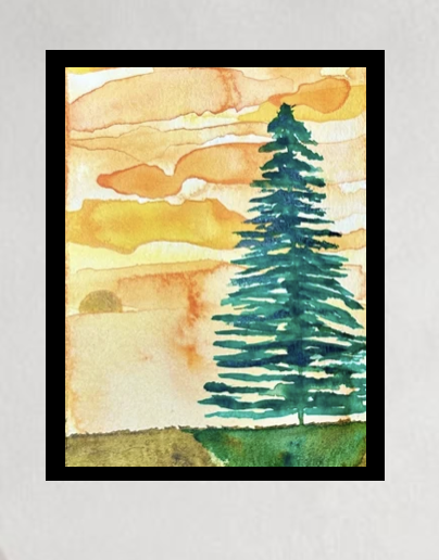Evergreen Sunset (limited edition print)