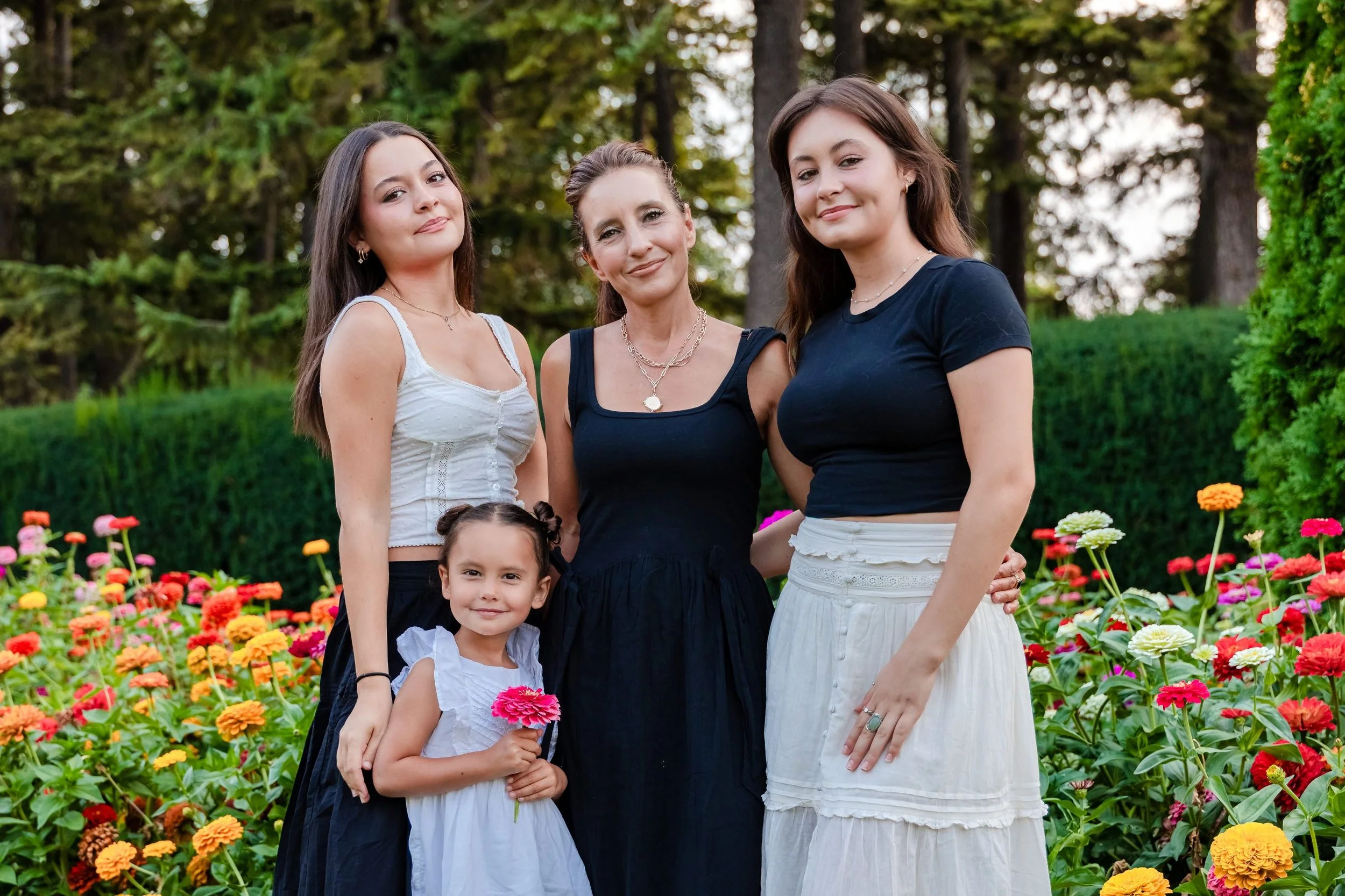 family garden portrait spokane photography