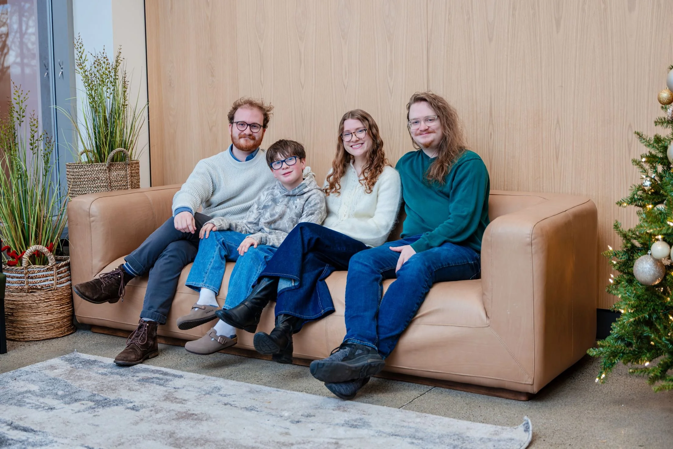 spokane family christmas photo