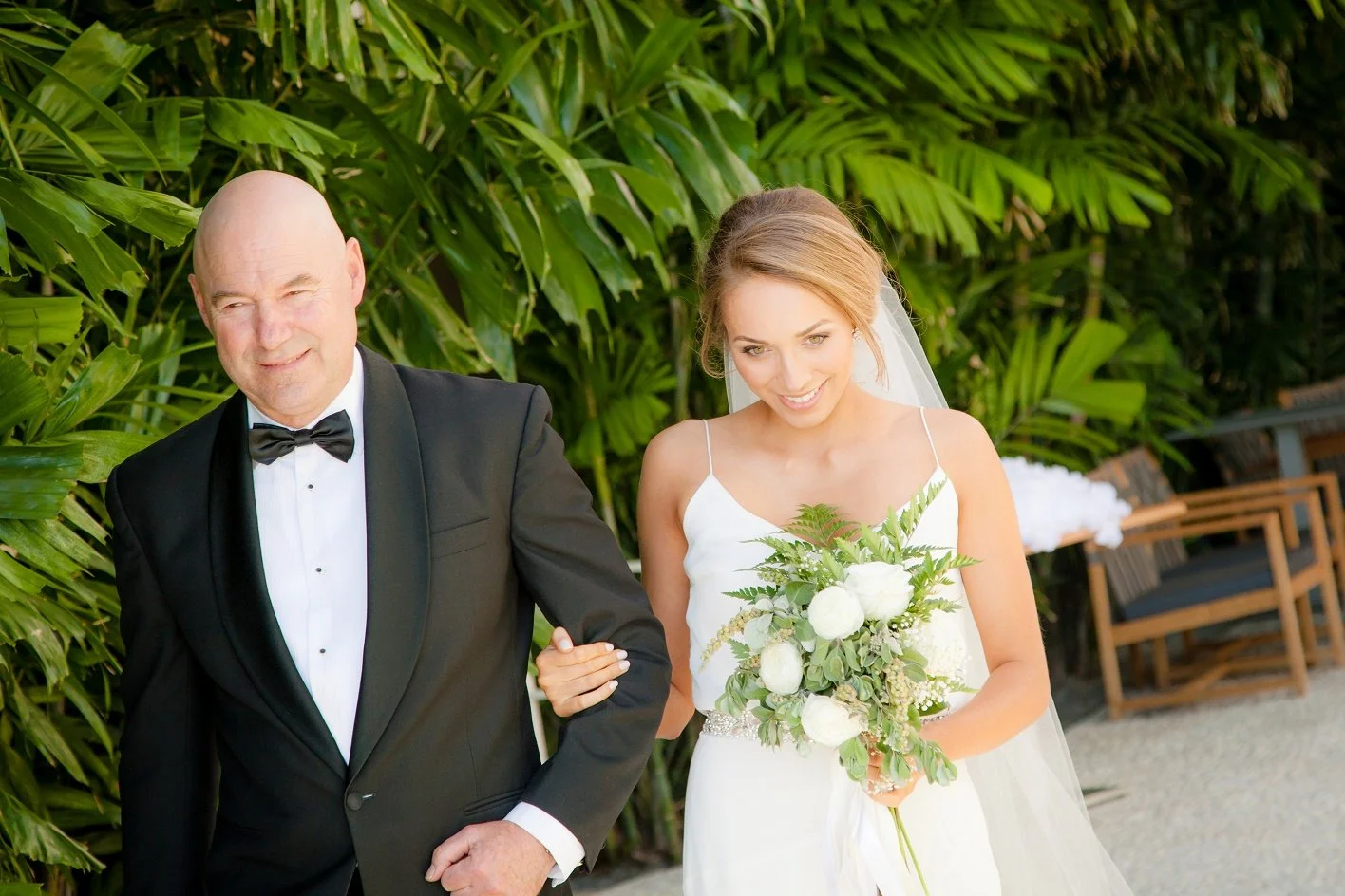 spokane wedding photographer bride walk