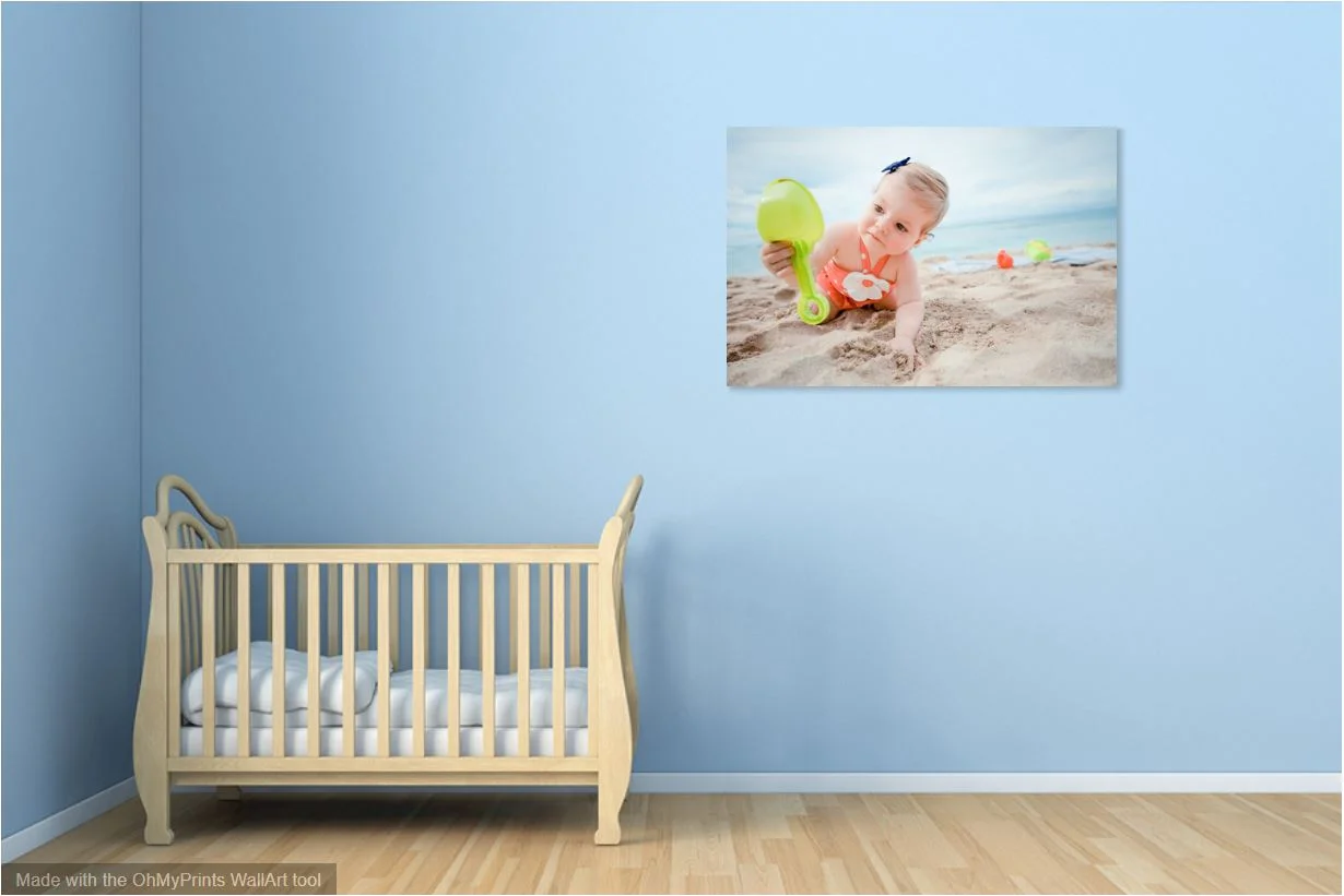 baby's room baby photo wall art