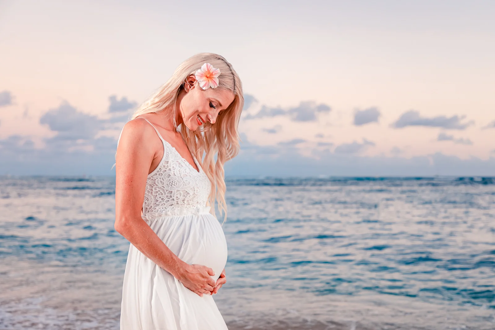 spokane lake maternity sunset pregnant portrait photography