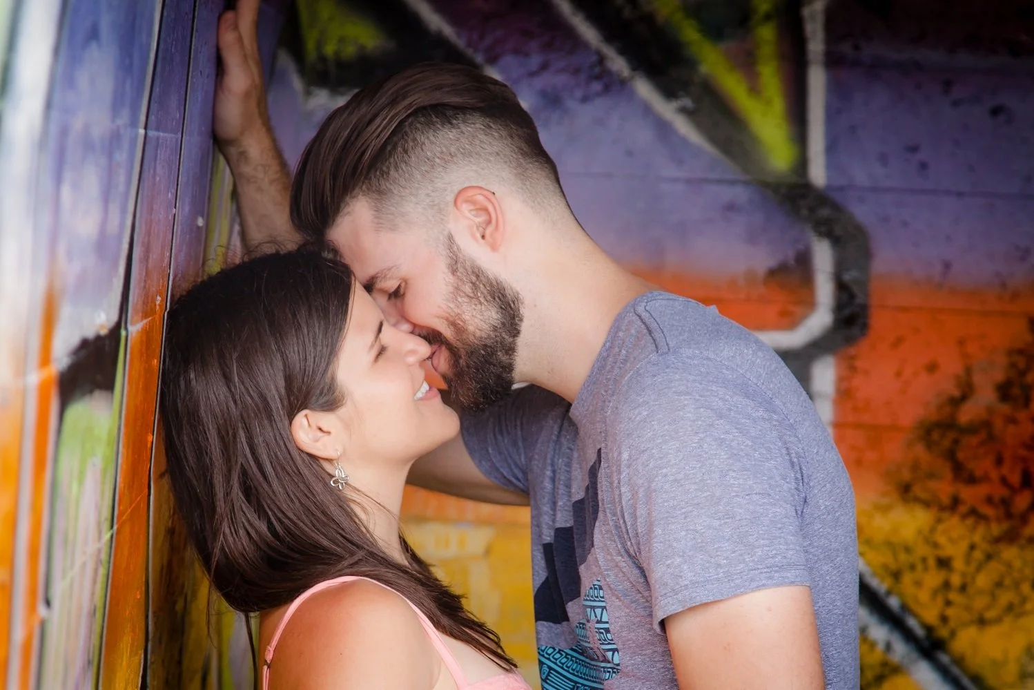 spokane couple wedding engagement