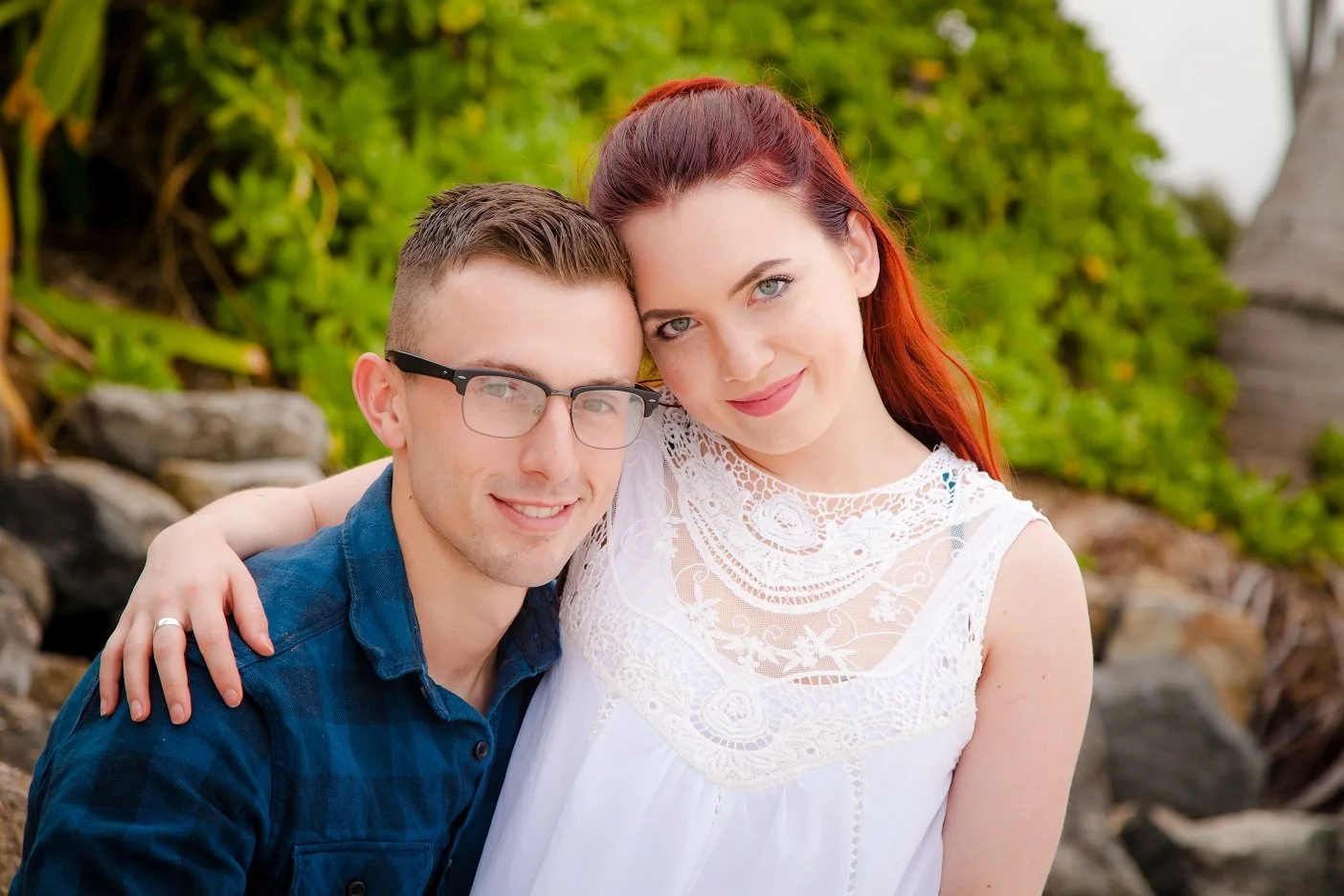 spokane couple honeymoon portrait
